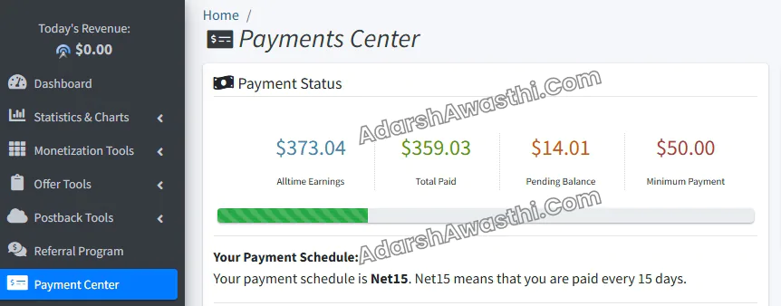 CPA Affiliate Network 3 Earning 1